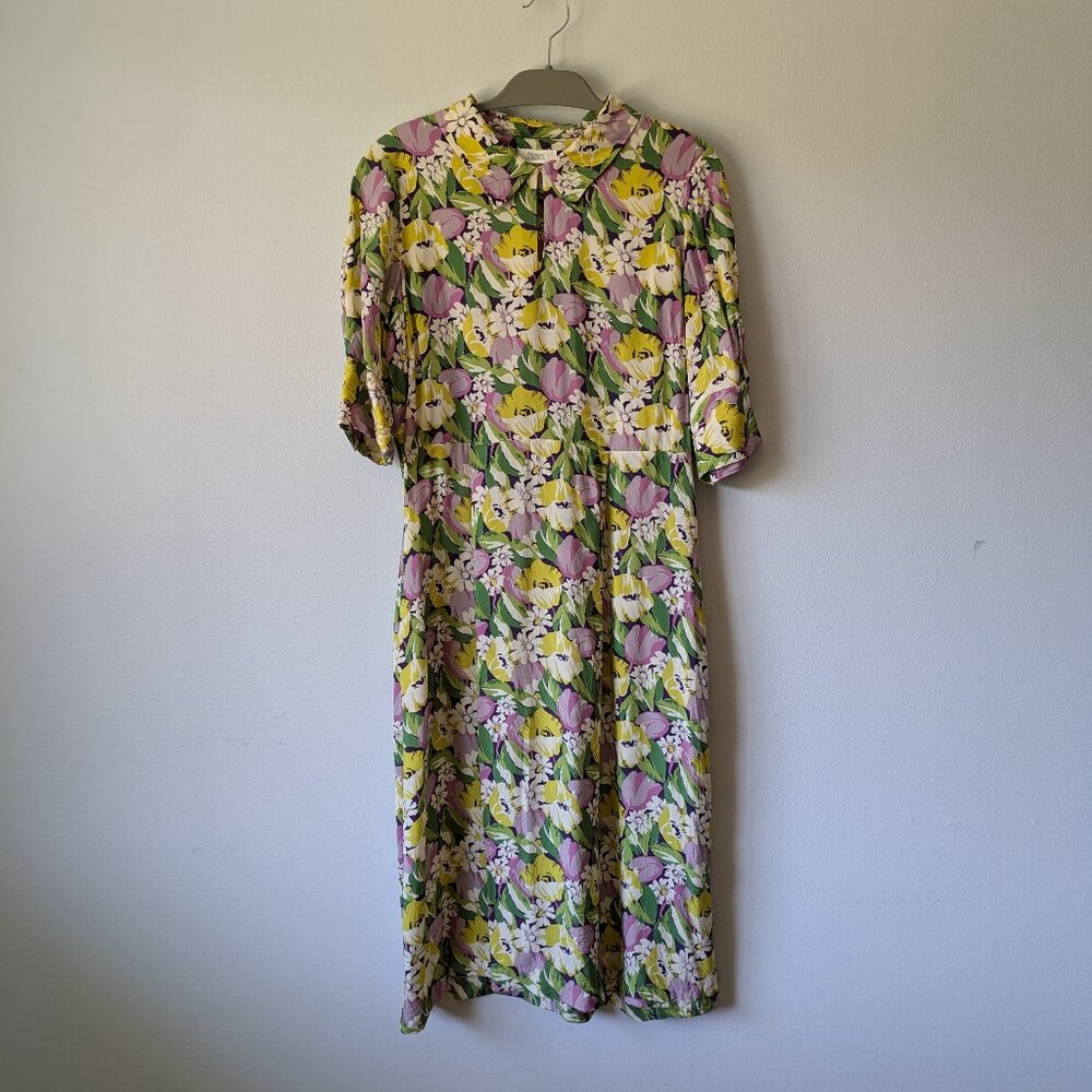 TOAST tulip print dress size 14